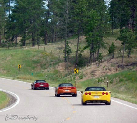 Corvettes on a curve