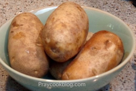 Potatoes to bake