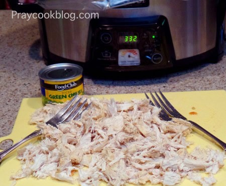 chicken crock pot shred