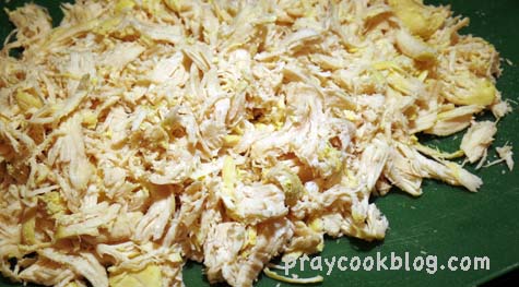 shredded chicken breast