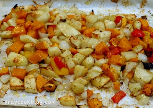 Fantastic roasted vegetables! Oh the fragrance!