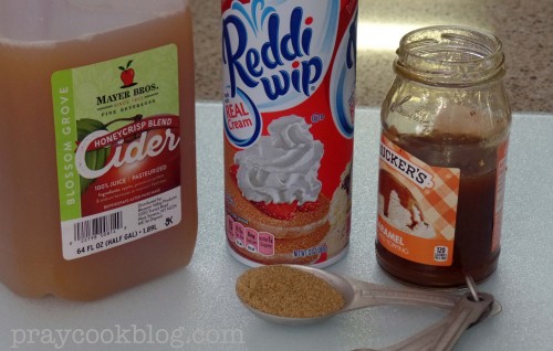 Caramel Apple Spice drink ingredients