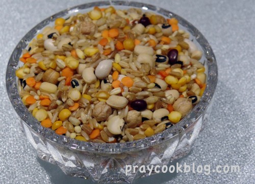 Grains rice lentils beans