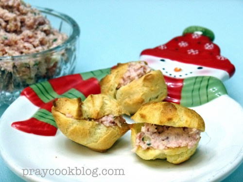 Ham Salad Mini-Puffs