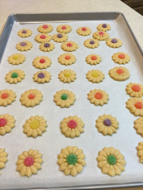 Grandma's Spritz Cookies made by my Cousin Ron