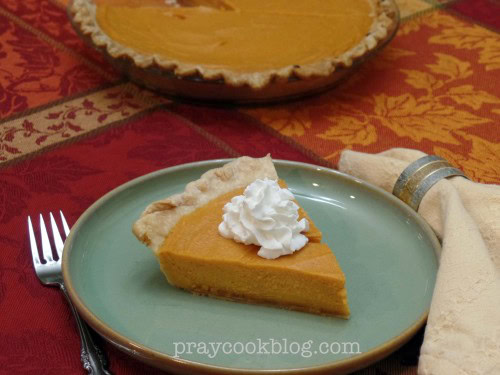 Sweet Potato Pie tabled with whole pie