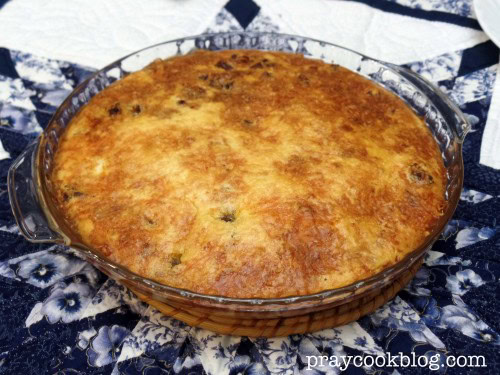 Cheeseburger Pie Star of the show