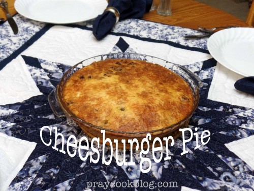 Cheeseburger Pie Tabled