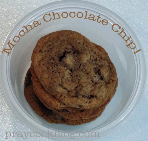 mocha chocolate chip down