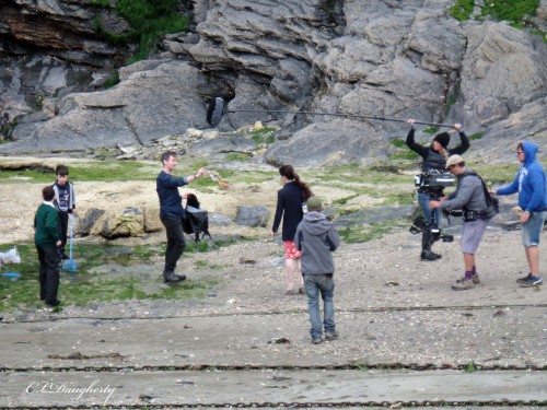 Louisa filming