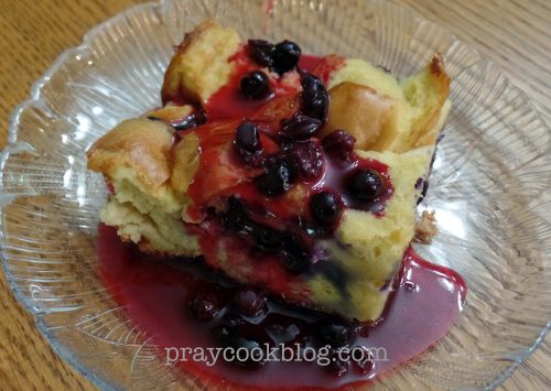 Blueberry French Toast upclose