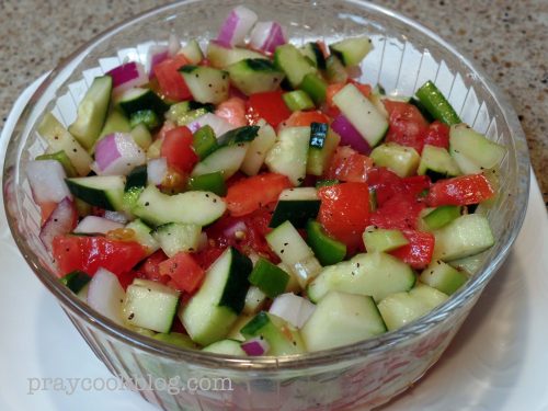 Cucumber Tomato Salad