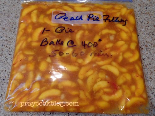 Peach Pie Filling