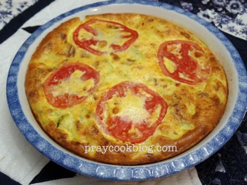 summer's bounty quiche