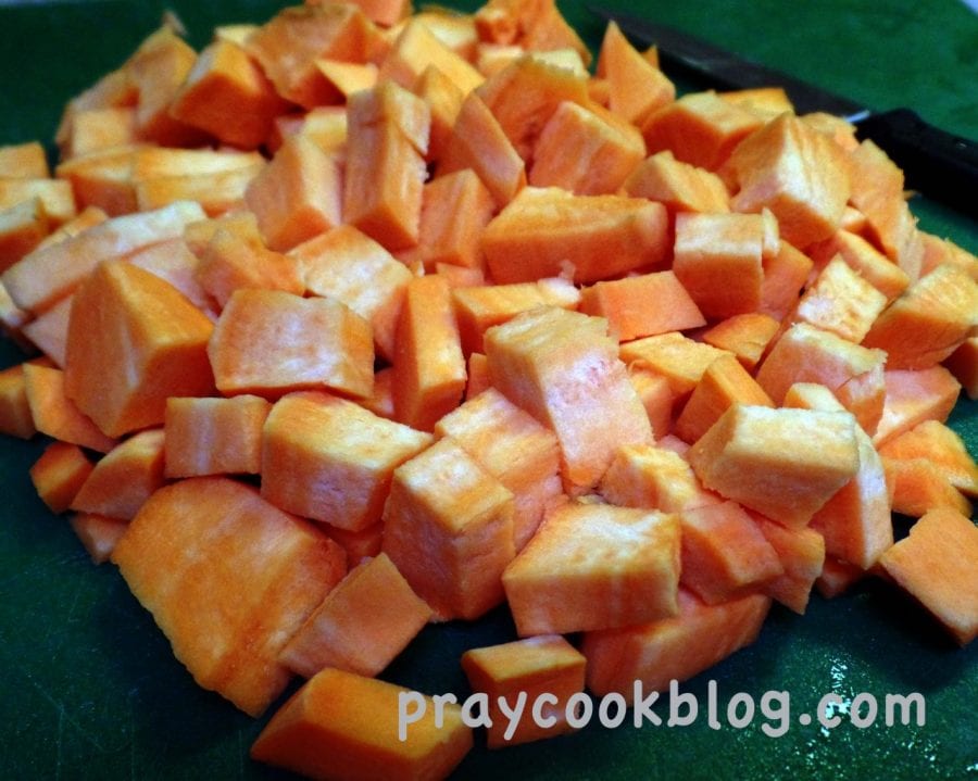 Diced Sweet Potatoes