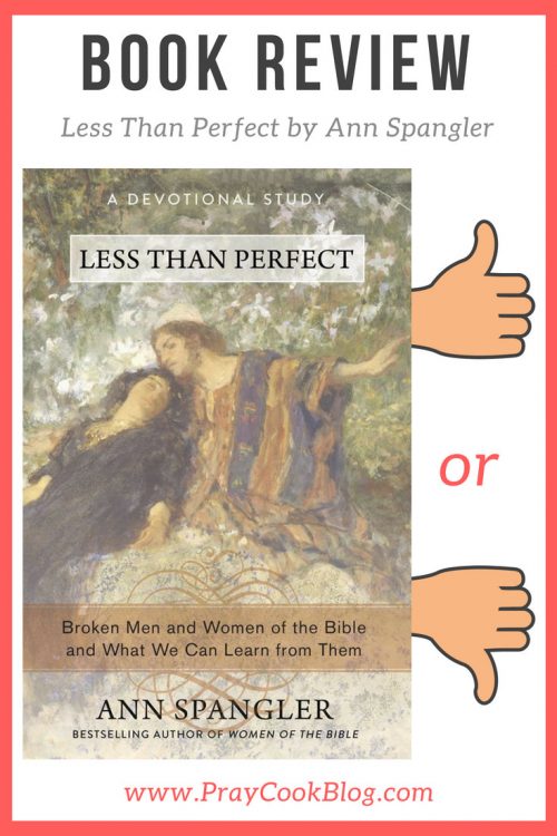 Less Than Perfect By Ann Spangler Book Review Pray Cook Blog