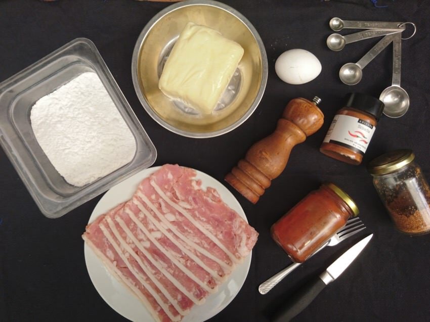 bacon wrapped mozzarella stick ingredients